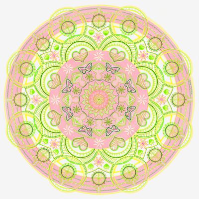 Mandala von Karin Ruthenbeck: Die Bewahrung der Schöpfung