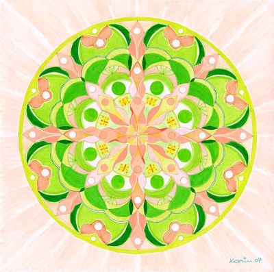 Mandala von Karin Ruthenbeck: Linderung