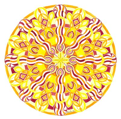 Mandala von Karin Ruthenbeck: Richtungswechsel