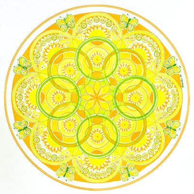 Mandala von Karin Ruthenbeck: die Verbundenheit mit allem