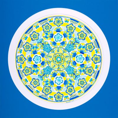 Mandala von Karin Ruthenbeck: Vereinigung von Gegensätzen