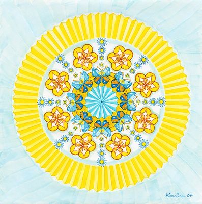 Mandala von Karin Ruthenbeck: Übergeordnete Ordnung