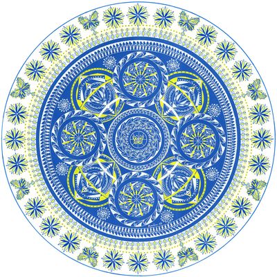 Mandala von Karin Ruthenbeck: Lebenskunst oder die Kunst zu Leben erweitert