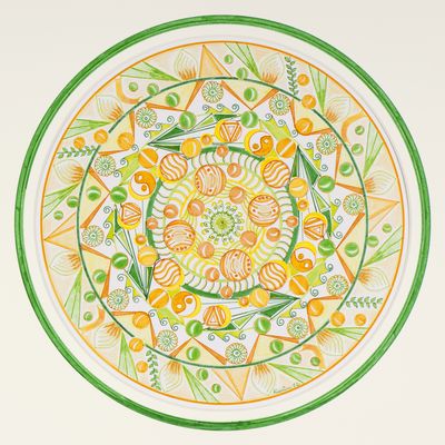 Aus der Quelle schöpfen Mandala von Karin Ruthenbeck: Moneydala