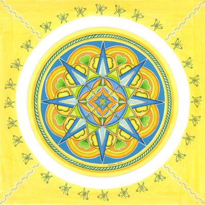 Aus der Quelle schöpfen Mandala von Karin Ruthenbeck: The Power of Love