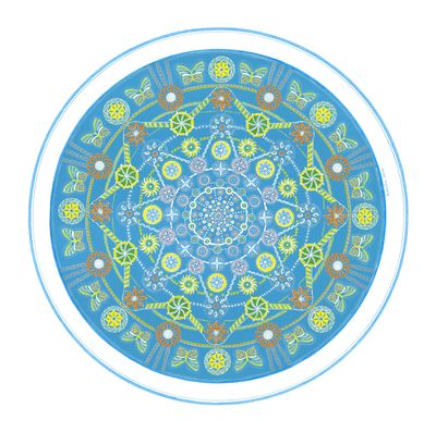 Mandala von Karin Ruthenbeck: Sich NEU entdecken