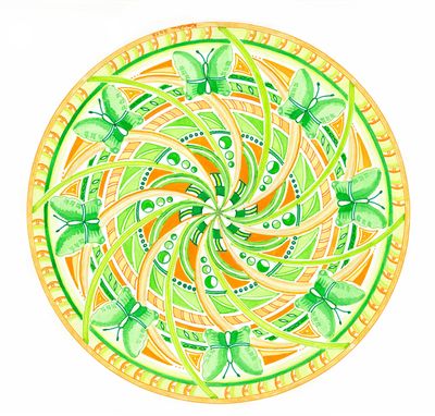Mandala von Karin Ruthenbeck: Vom Schatten ins Licht