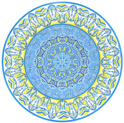 Mandala von Karin Ruthenbeck: Bewegende Sinnhaftigkeit