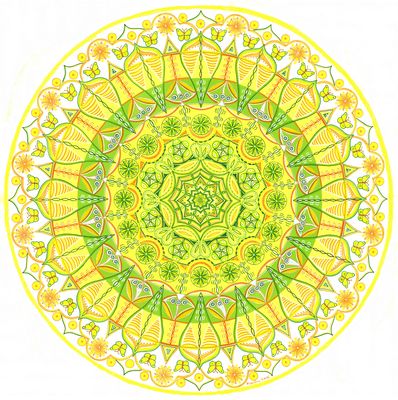 Mandala von Karin Ruthenbeck: Das Einzuordnende
