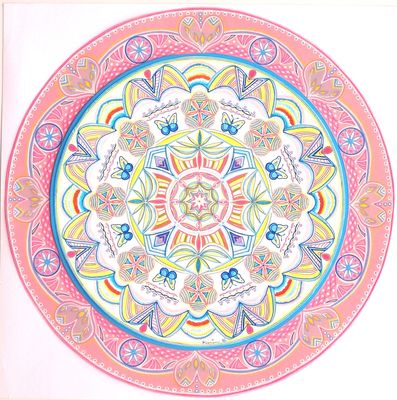 Mandala von Karin Ruthenbeck: Wechselhaftigkeit