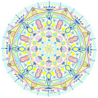 Mandala von Karin Ruthenbeck: Selbstwirksamkeit