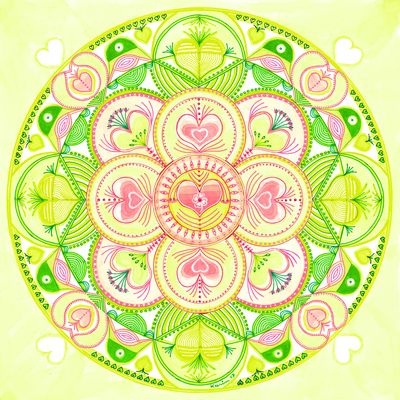 Mandala von Karin Ruthenbeck: Prinzipien Umsetzer